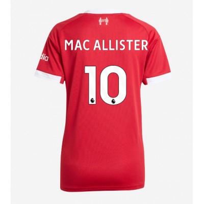 Ženski Nogometni dresi Liverpool Alexis Mac Allister #10 Domači 2025-26 Kratek Rokav Ženski Nogometni dresi Liverpool Alexis Mac Allister #10 Domači 2025-26 Kratek Rokav